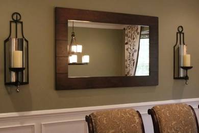 Teak Wood Wall Mirror WM-006