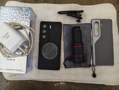 TECNO Camon 40 Pro 5G Full Set + Free Mobile Camer