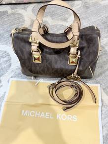 Authentic MK Satchel Grayson