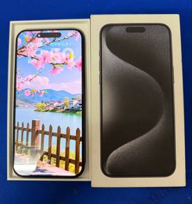 iPhone 15 Pro Max Black Titanium 256GB