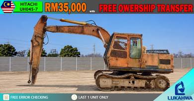 [LOCAL TERPAKAI] HITACHI UH045-7 Mesin Excavator