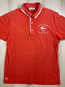 Lacoste Vintage Red Collar Tee #CJ Used
