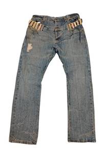 Double waist jeans