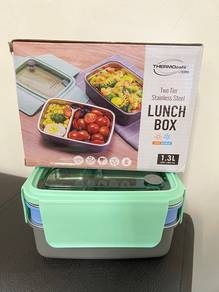 Thermocafe 1.3L 2-Tier Stainless Steel Lunch Box