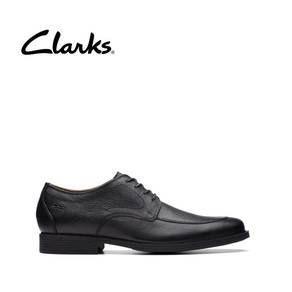 New Clarks Whiddon Apron Black Full Leather Size U