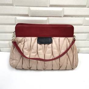 MIU MIU Materasse Clutch/Shoulder bag in pink