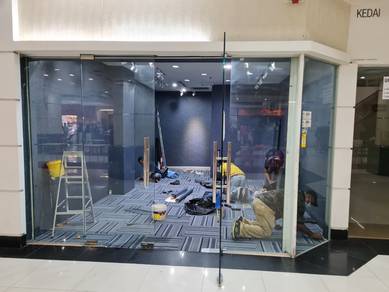 INSTALL NEW TILE CARPET l pasang karpet tile baru