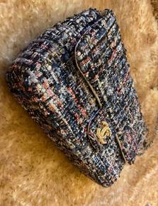 Chanell Multicolor Tweed Classic Flap Shoulder Bag