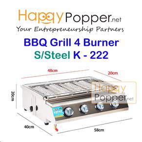 BBQ Barbecue Grill Gas Pemanggang 4 burner Stove