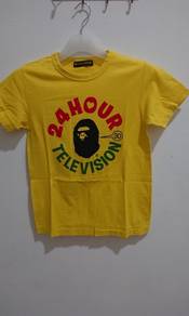 24 hour tv x bape t shirt size ss for kids