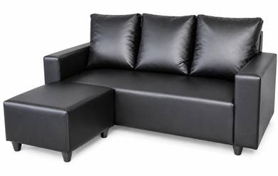 L Shape Sofa M222/3L BK