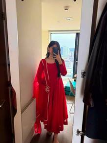 Tibby Silk Anarkali Gown