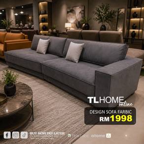 Design sofa Fabric Grey (2s+2s)
