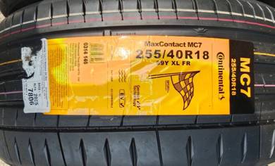 255 40 18 CONTINENTAL MC7 Tayar Tyre New 2026