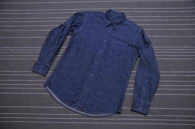 Uniqlo kemeja denim saiz L