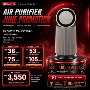 LG Air Purifier Model AS65GDBY0 (Pets Mode)
