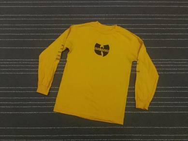 Wu tang clan yellow tee saiz s