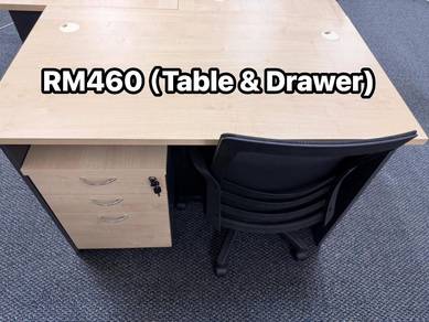 Table, chair, aircond