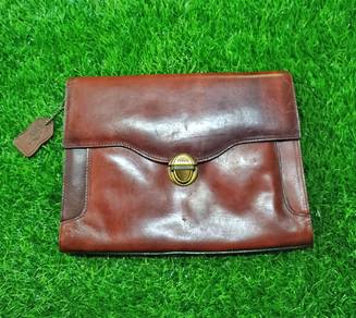 Pelco Original vintage leather clutch bag