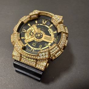 GShock GA110 Swarovski Jewels Bezel