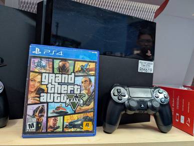 Used PS4 500GB Ori Controller, GTA 5