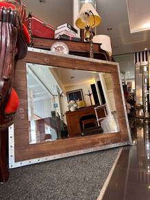 Reclaimed Driftwood WOODEN wall mirror BEVELLED mi