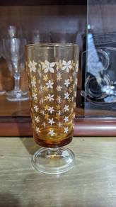 Vintage Amber Parfait Glasses