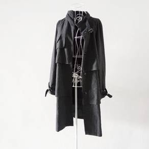 Layers Dark Grey Long Trend Coat