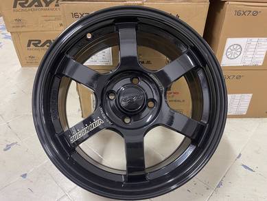 Sport Rim Baru 16 TE37 sonic City Vios Jazz myvi