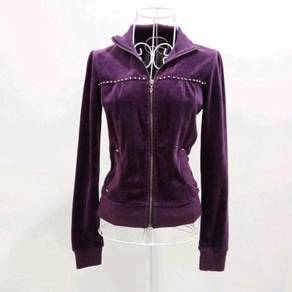 Swarovski stone Velvet Pupple Sweater