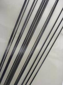 0.5mm x 5mm x 1000mm carbon fibre flat bar