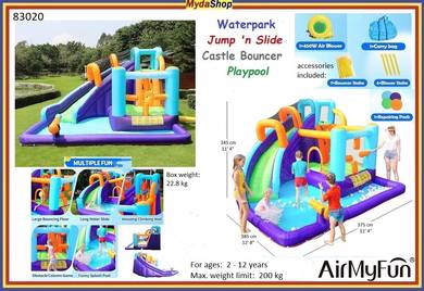 AirMyFun 83020 Waterpark Bouncer Pool Slide. Kolam