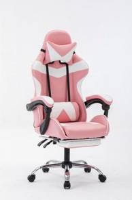 Pink Gaming Chair office pejabat Kerusi 2