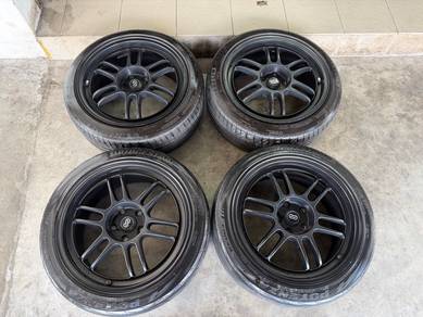 Rim rpf1 thailand 18 inch clear brembo siap tayar