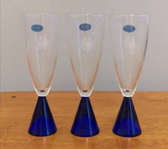 Sasaki Japan nyiru footed glass cup 5