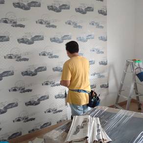 job Done Wallpaper installation