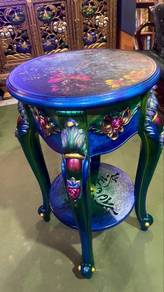 VINTAGE Tall Round Table
