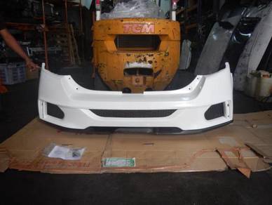 Spoon Carbon Rear Aero Bumper For FK8 Type R