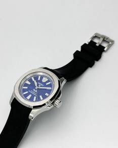 Custom Seiko Mod 40mm Blue Globe Prospex Nautilus