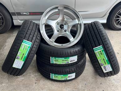 Package tayar sport rim baru 15 Advan gt Thailand