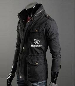 B0305 MILITARY ARMY HOODIE MULTi-POCKET MAN JACKET