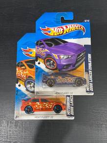 Hot Wheels 2008 Lancer Evolution Heat Fleet Set