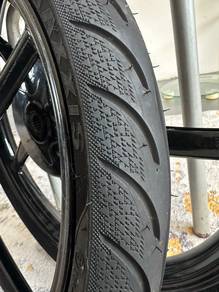 Tayar MAXXIS 70/80-17 + Rim EGO SOLARIS AVANTIZ