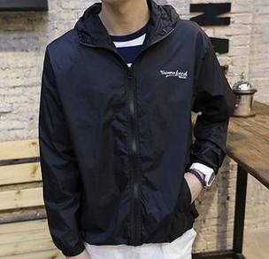READY STOCK ULTRA-LiGHT BLACK HOODIE SWEATER
