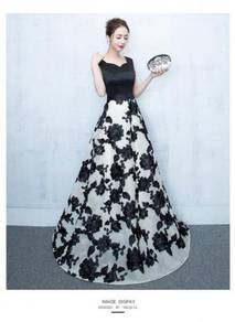 Black red wedding evening prom dress gown RBP0519