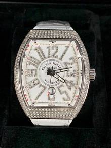 Franck Muller Vanguard V45 White Diamond (New)🔥