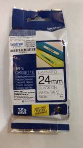 Brother Original TZe-251 24mm black on white tape