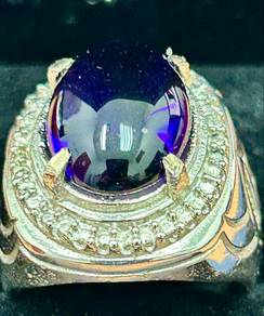 Cincin Kecubung Brasil (Brazilian Amethyst Alpaca)