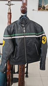​Kids Ferrari Leather Biker Jacket (Age 8-9 Years)