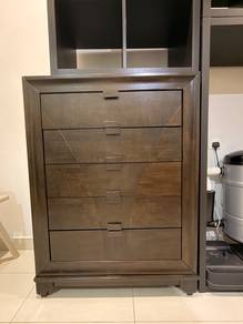 5 drawer solid wood cabinet